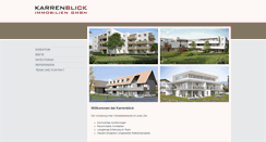 Desktop Screenshot of karrenblick-immobilien.at