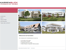 Tablet Screenshot of karrenblick-immobilien.at